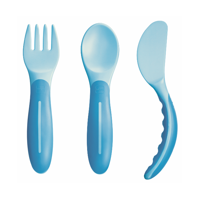 MAM babys cutlery colorrefresh blue 19